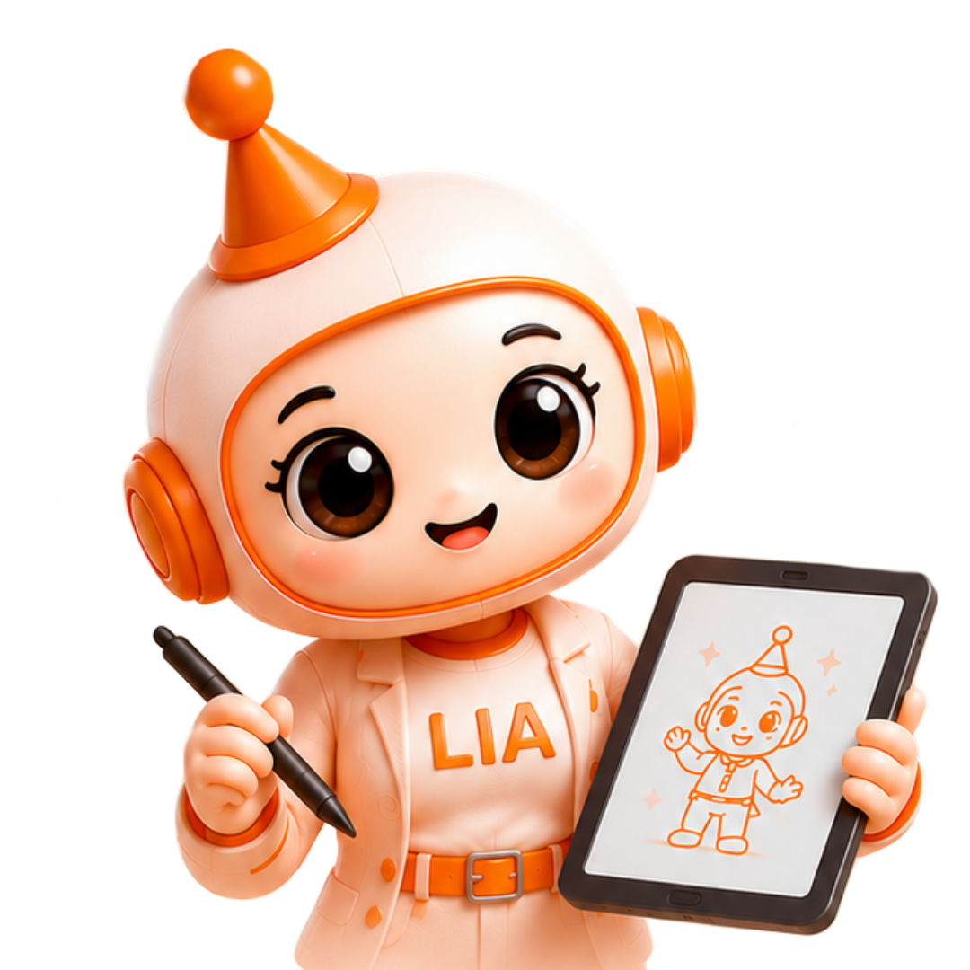 Mascote LIA CRIATIVA