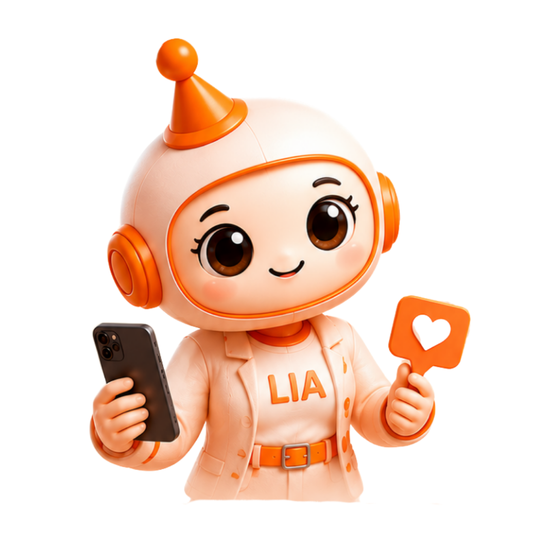 Mascote LIA DIGITAL